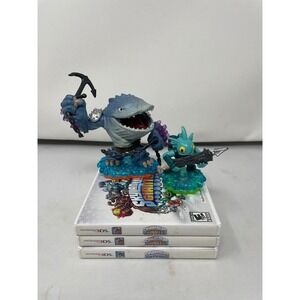 Nintendo 3DS Skylanders Giants + Spyro's Adventure Lot w/ Thumpback‎ & Gill